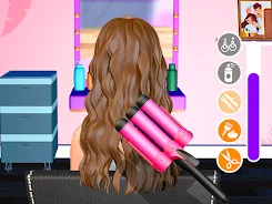 Hair Salon Makeover Girl Games Captura de pantalla 2