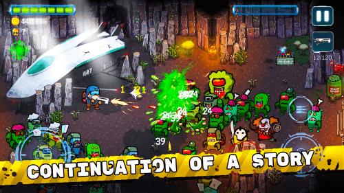 Zombie In Space Shooter Screenshot 1