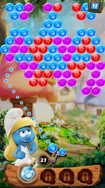 Smurfs Bubble Story Capture d'écran 0