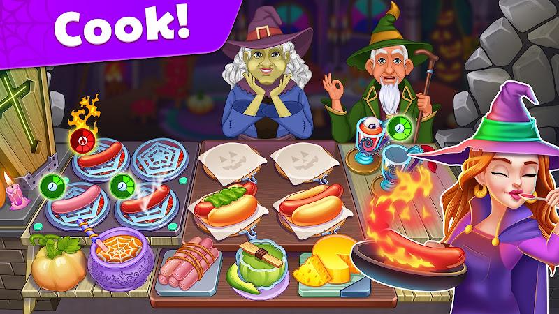 Halloween Fever Cooking Games Captura de tela 1