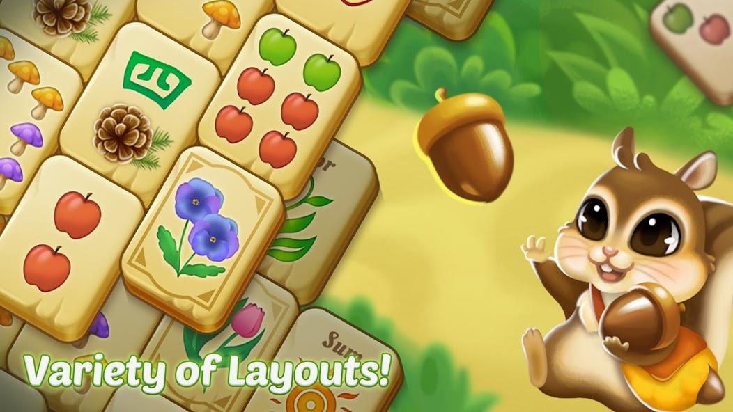 Mahjong Forest Puzzle Mod ภาพหน้าจอ 2