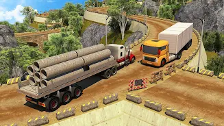 Offroad 18 Wheeler Truck Drivi Ảnh chụp màn hình 3