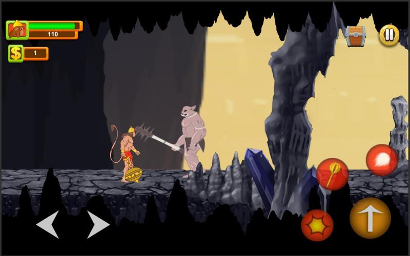 Hanuman Adventure Indian game スクリーンショット 1