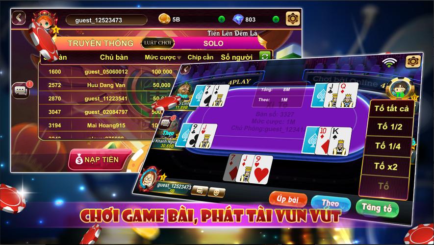 4Play - Xì Tố Xì Phé Online スクリーンショット 1