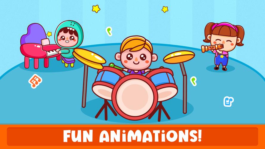 Piano Kids Toddler Music Games 스크린샷 2