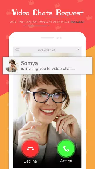 Live Video Chat - Random Video Call with Girls ဖန်သားပြင်ဓာတ်ပုံ 3