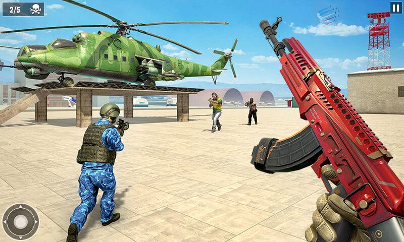 Anti-Terrorist Shooting Game Schermafbeelding 1