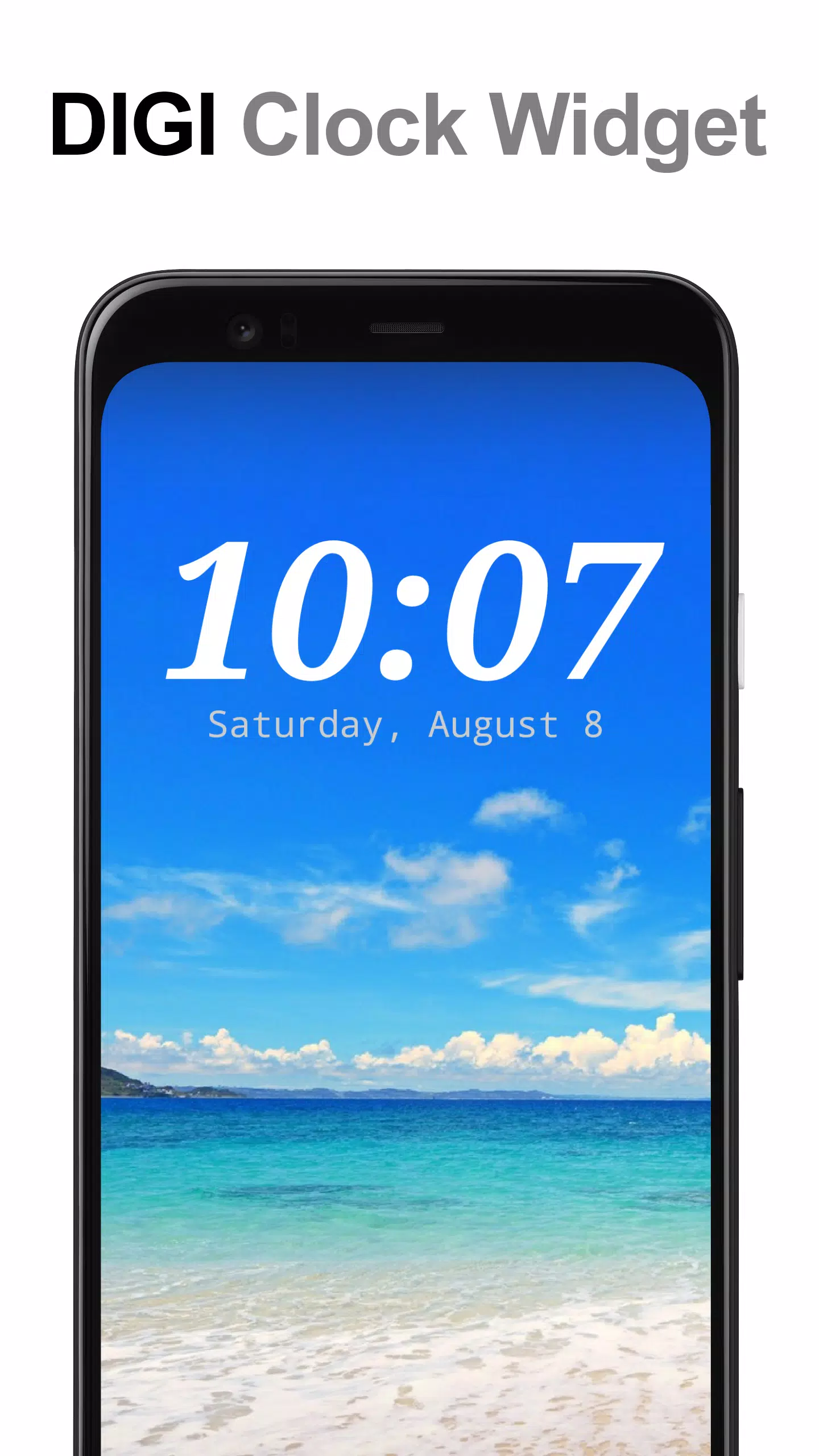 DIGI Clock Widget Captura de pantalla 0