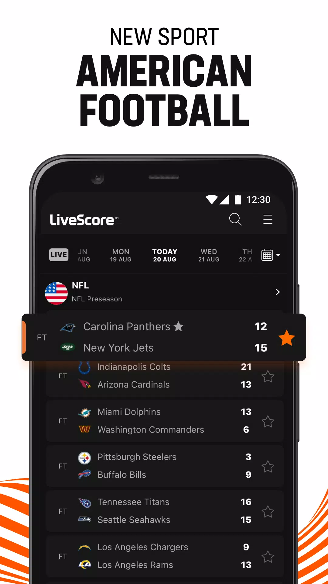 LiveScore: Resultados Futebol Captura de tela 2