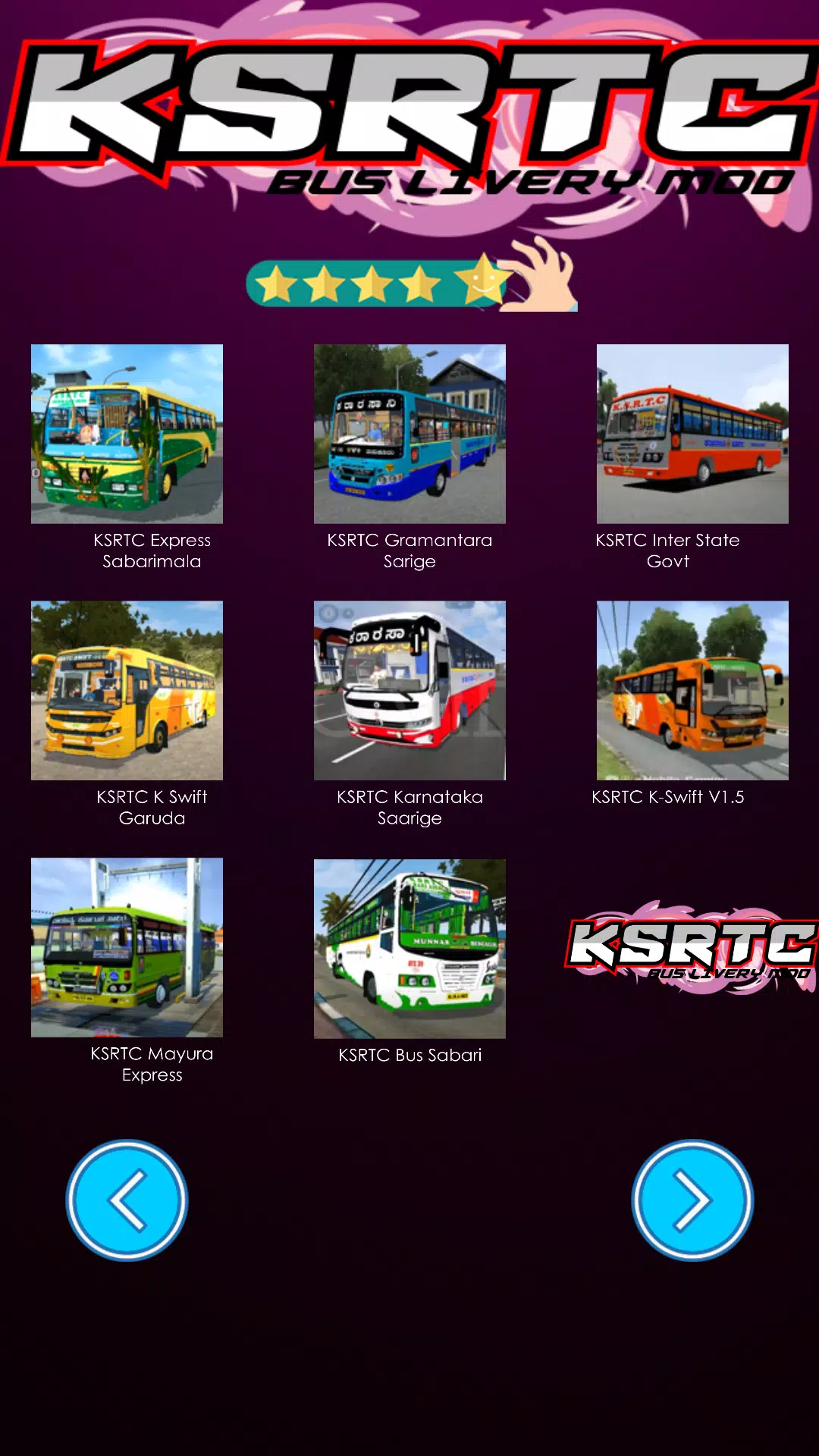 Ksrtc Bus Livery Mod ภาพหน้าจอ 2