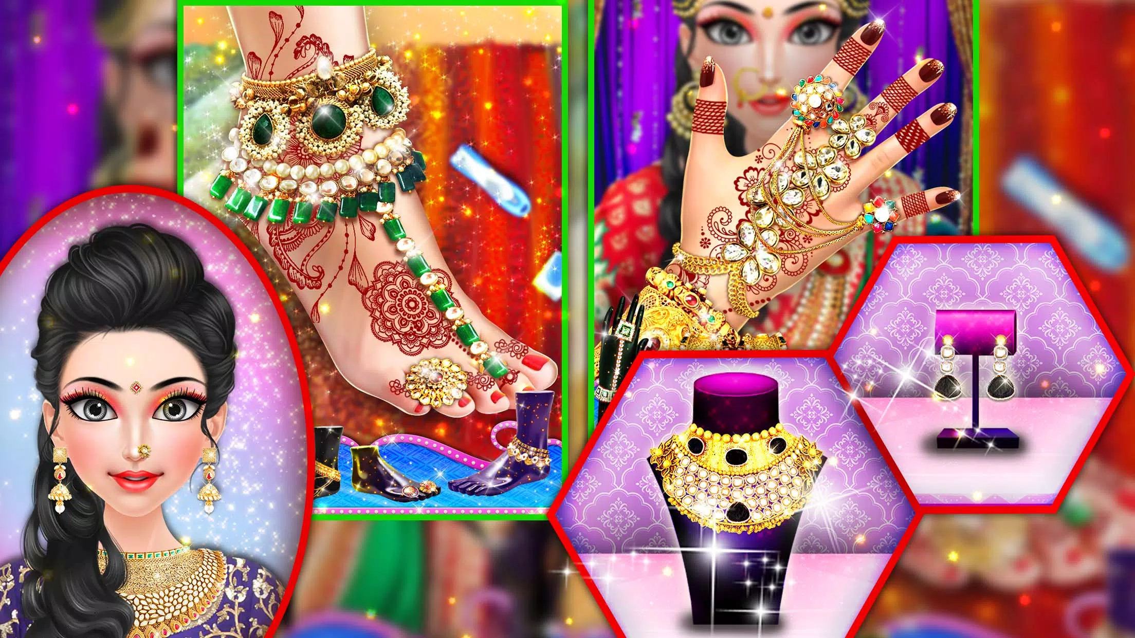 Wedding Fashion Makeup Dressup स्क्रीनशॉट 1