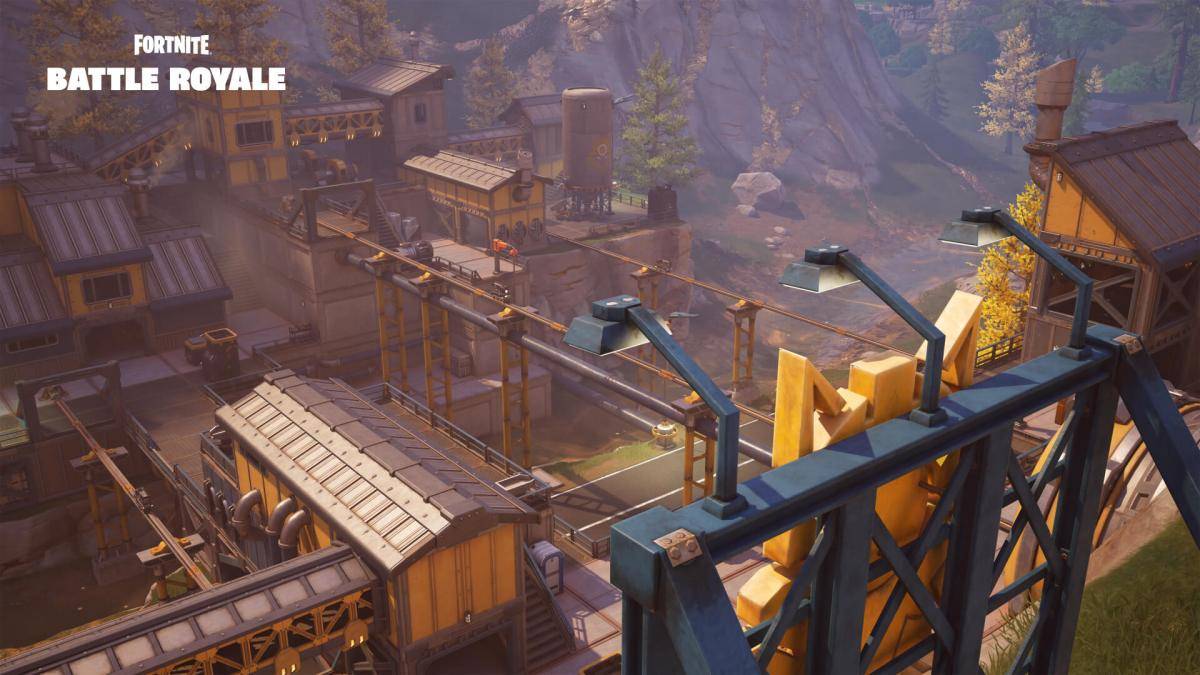 Shiny Shafts in Fortnite Chapter 6, Saison 2 dans le cadre d'un article sur l'or Rush.