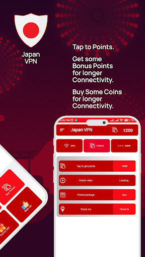 Japan VPN Get Japanese IP Tangkapan skrin 1