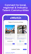 uWorkin Jobs 螢幕截圖 1