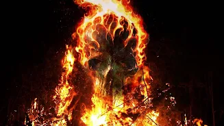 Fire Skulls Live Wallpaper स्क्रीनशॉट 1