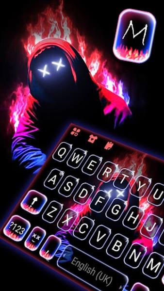 Neon Fire Maskman Themes স্ক্রিনশট 3