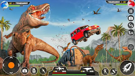 Real Dino Hunting 3D shooting Schermafbeelding 2