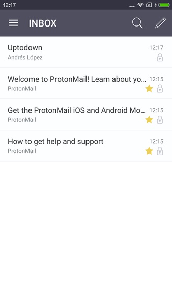 Proton Mail Tangkapan skrin 3