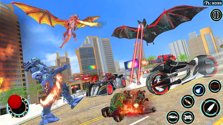 Bat Robot Fighting Game 螢幕截圖 2