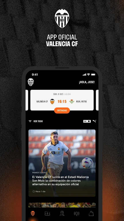 Valencia CF - Official App স্ক্রিনশট 0