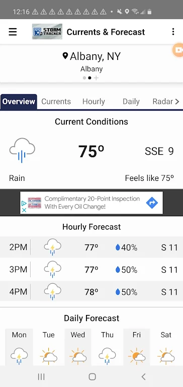 WTEN Storm Tracker - NEWS10 Tangkapan skrin 1