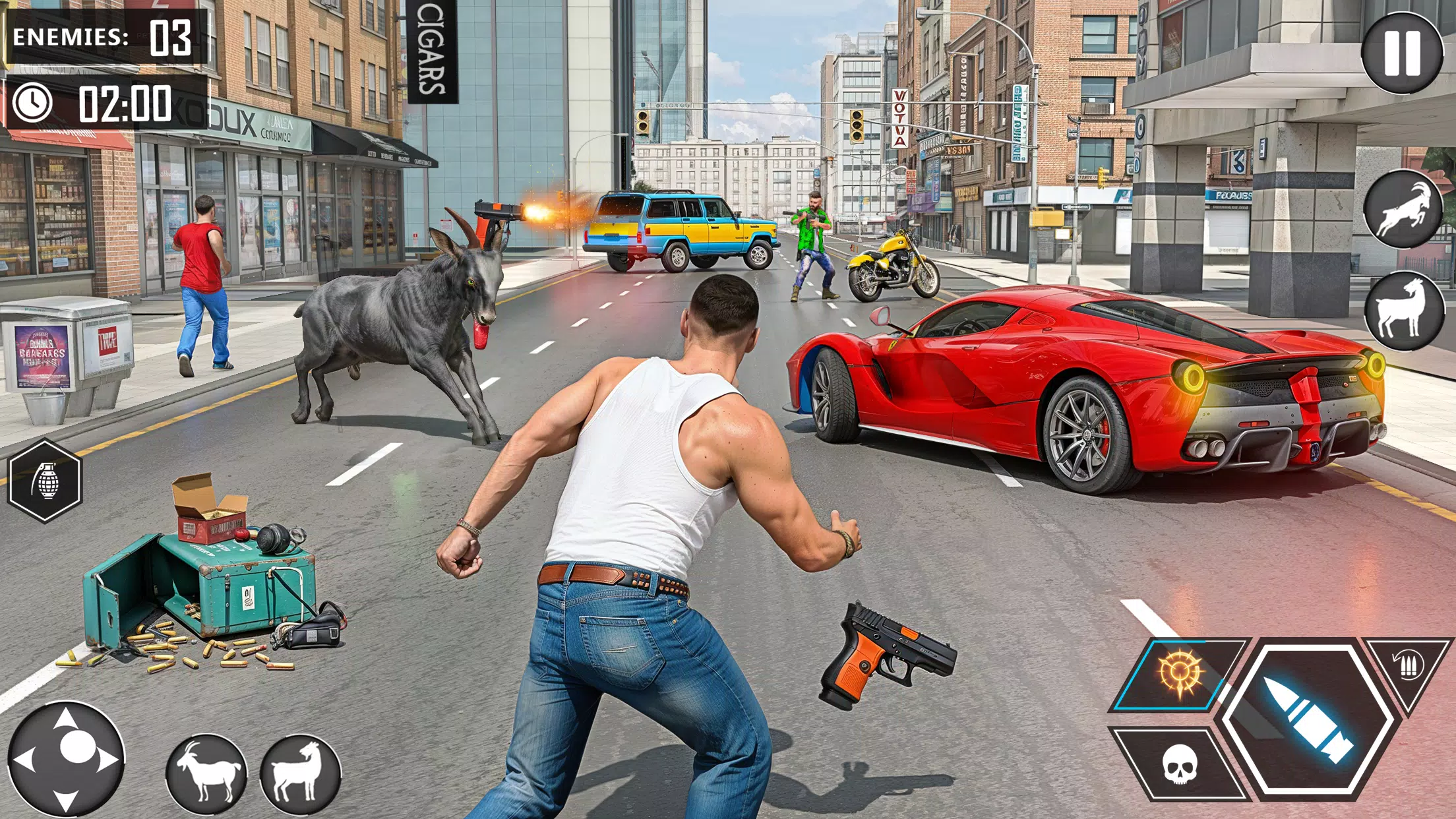 Angry Goat Fun Simulator Tangkapan skrin 2