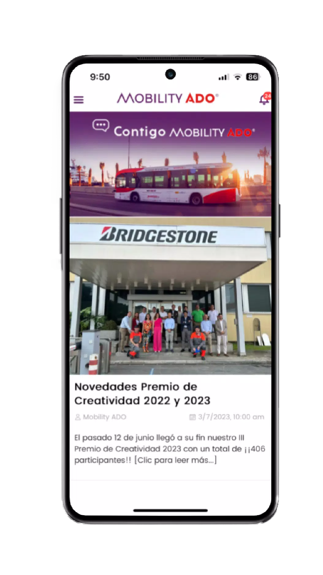 MobilityADO ConectADOs 2.0 Zrzut ekranu 1