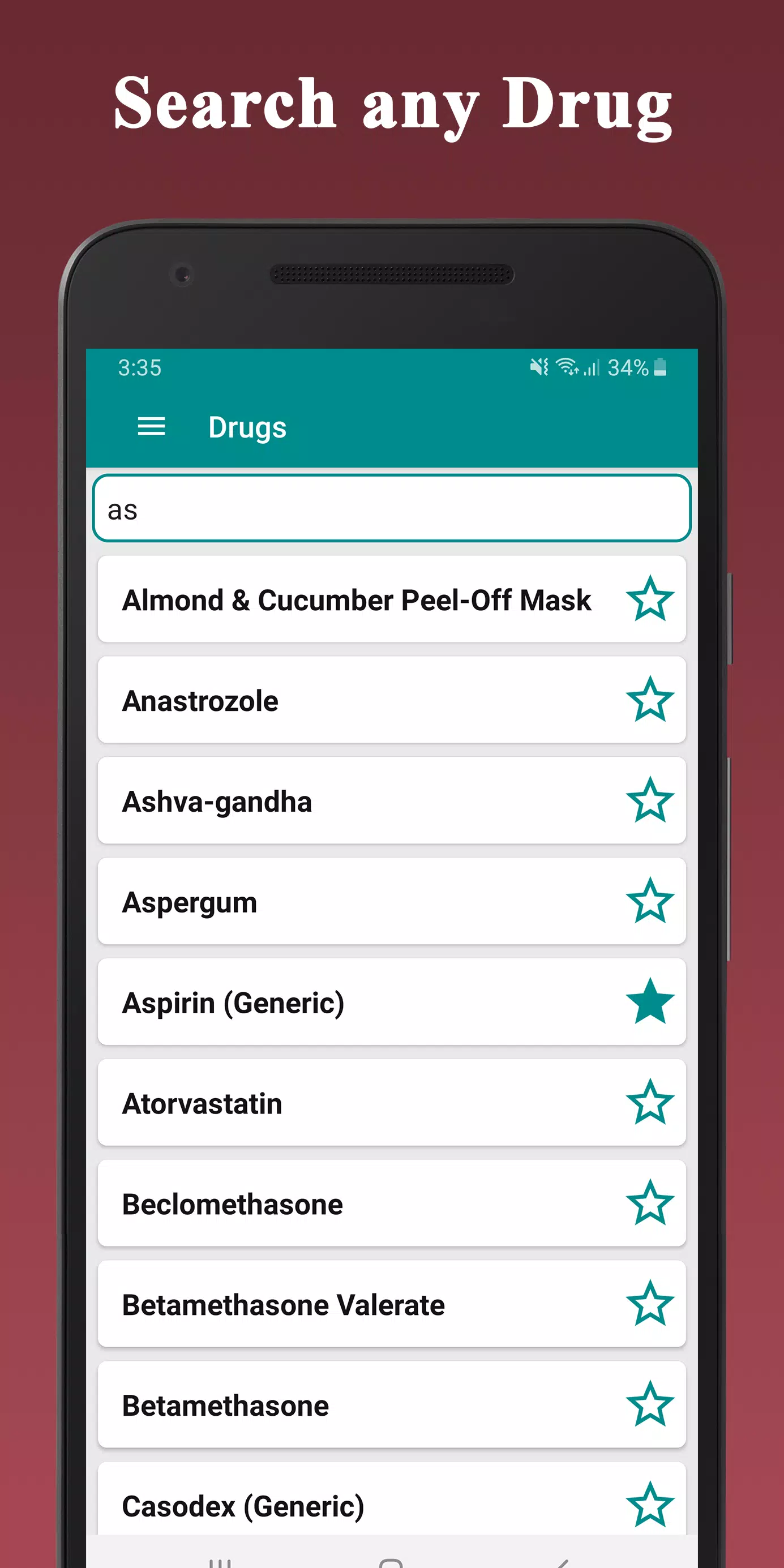 Medical Drugs Dictionary Guide Screenshot 1