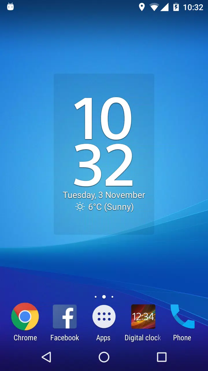 Digital Clock & Weather Widget Ekran Görüntüsü 2