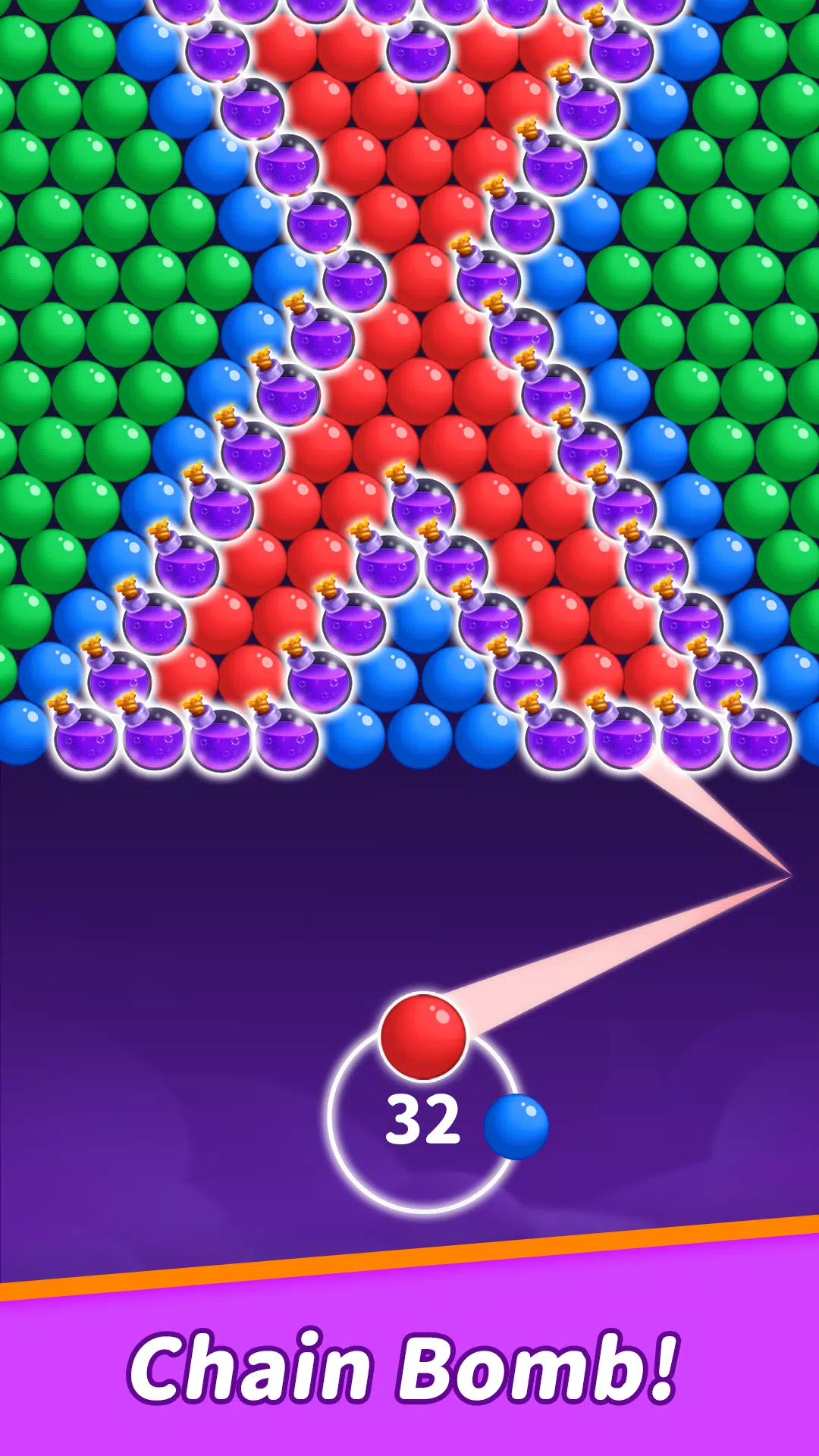 BubbleShooter Pop & Puzzle Ekran Görüntüsü 1