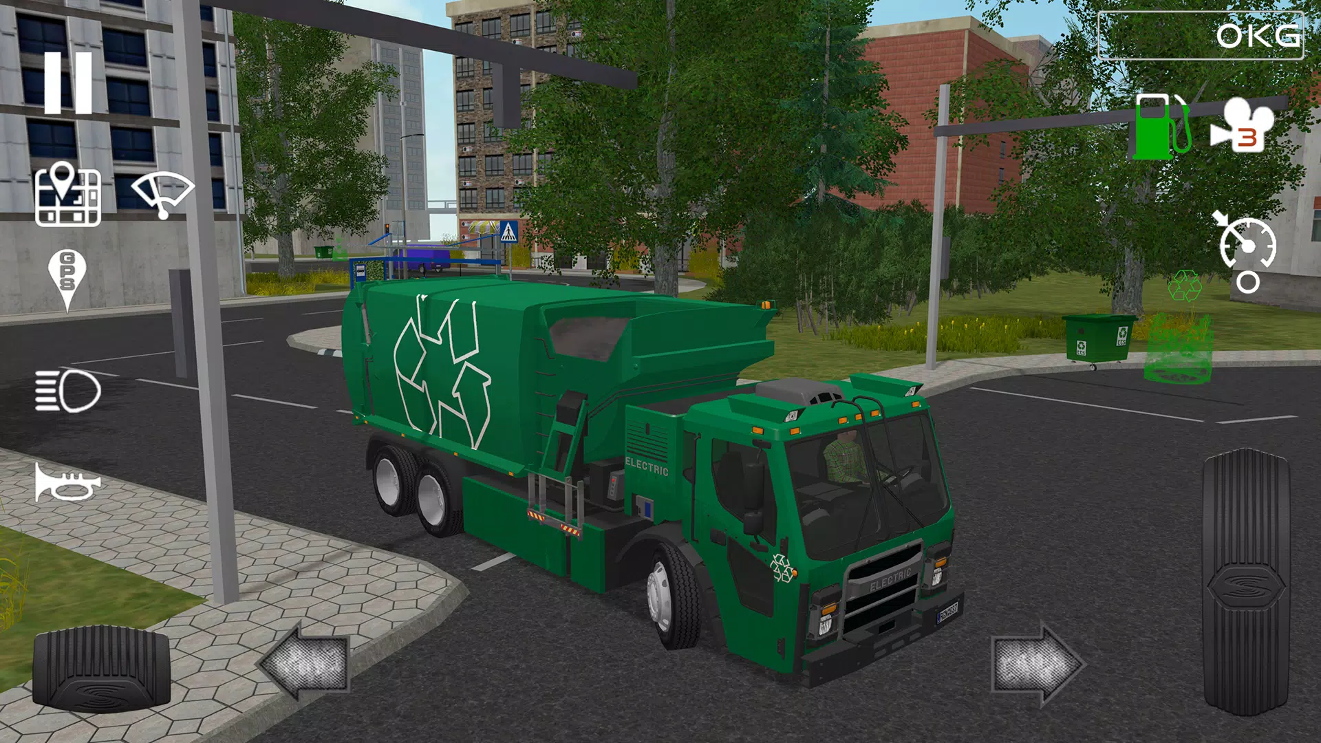 Trash Truck Simulator スクリーンショット 1