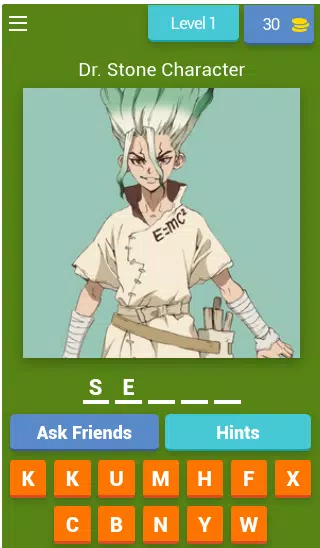 Dr Stone Quiz Screenshot 0