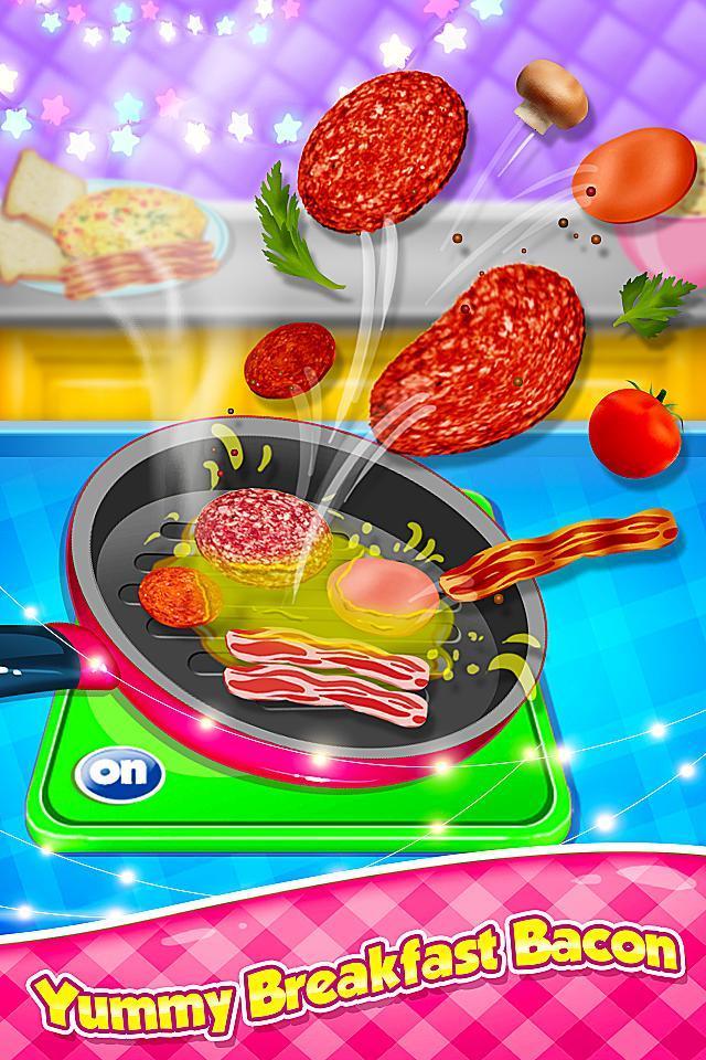 Breakfast Cooking - Kids Game Captura de tela 2