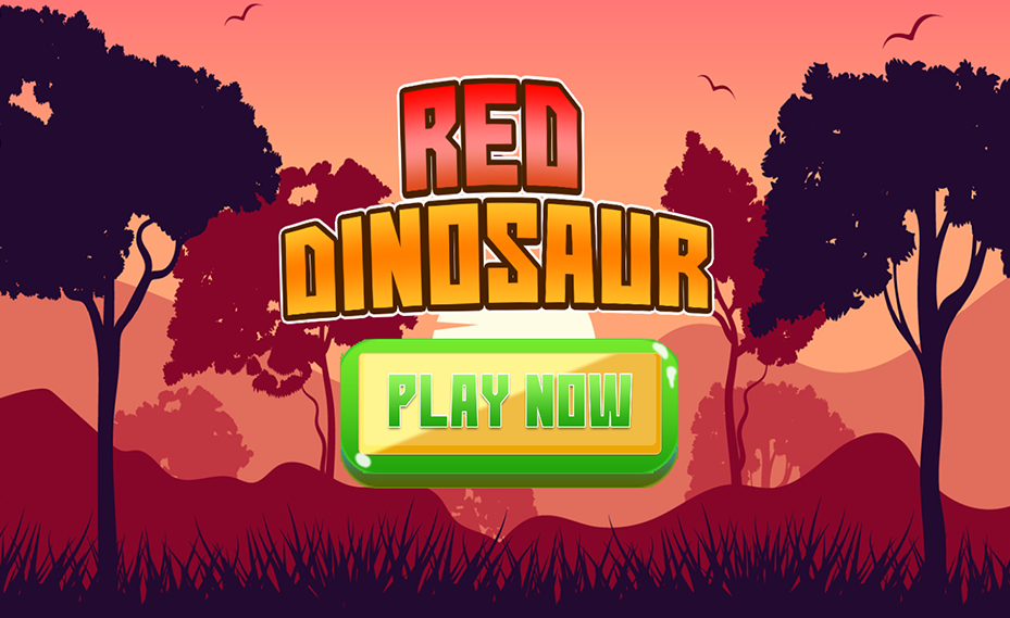 Hit The Red Dinosaur Game स्क्रीनशॉट 0