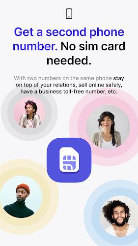 2nd Phone Number: Text & Call应用截图第0张
