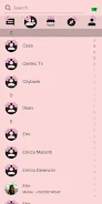 SMS Theme Ribbon Pink messages Captura de tela 3