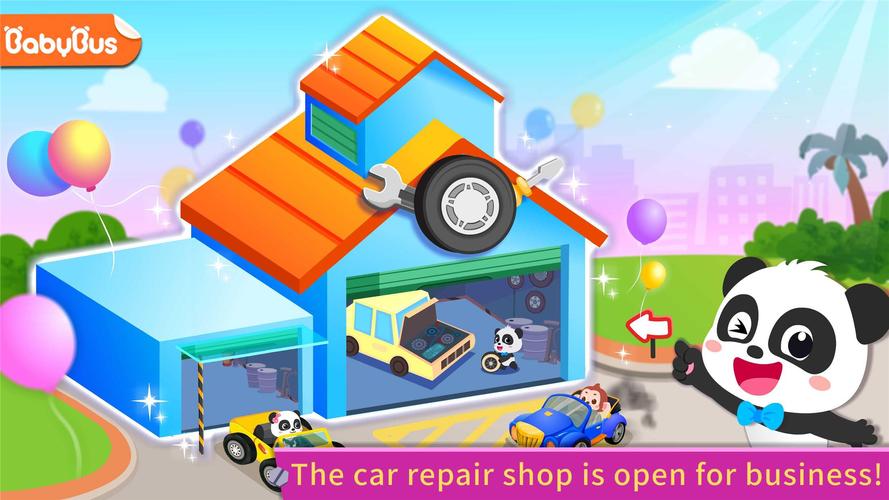 Little Panda's Car Repair Ảnh chụp màn hình 0
