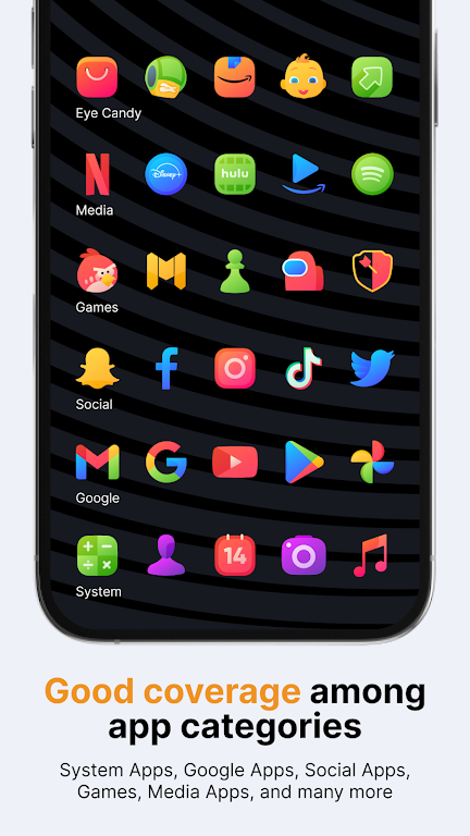 Vera Icon Pack Mod Ảnh chụp màn hình 3