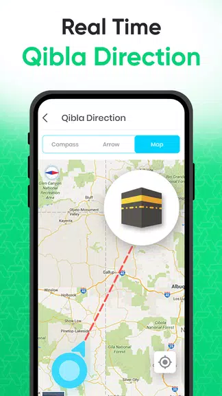 Qibla Direction: Qibla Compass 螢幕截圖 2