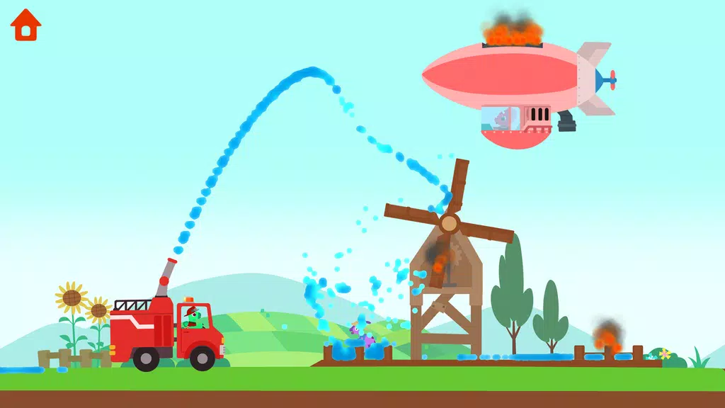 Dinosaur Fire Truck: for kids স্ক্রিনশট 3