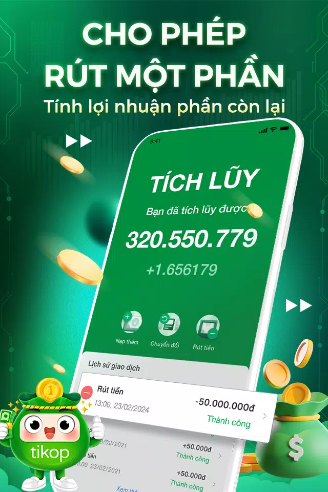 Tikop - Tích lũy và Đầu tư Screenshot 2