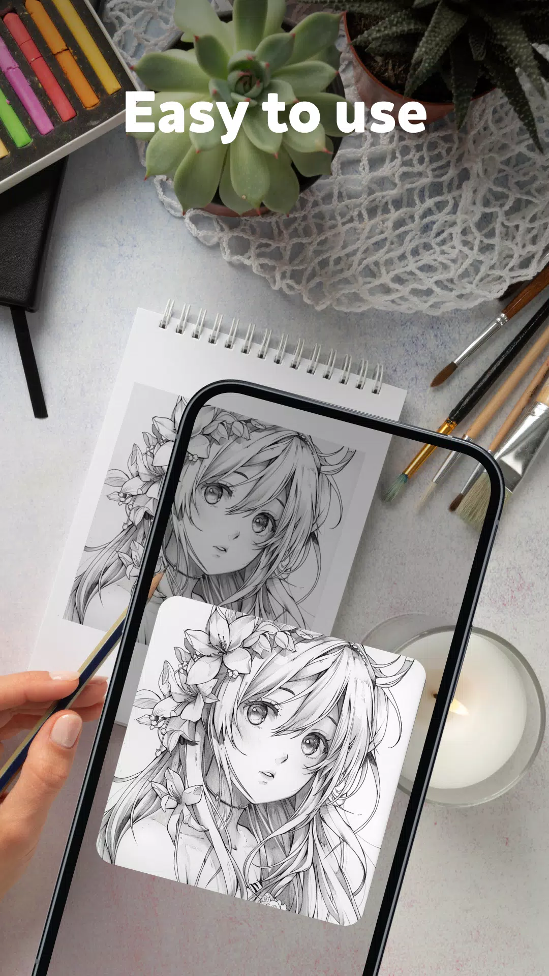 Sketch Photo: Learn to Draw スクリーンショット 1