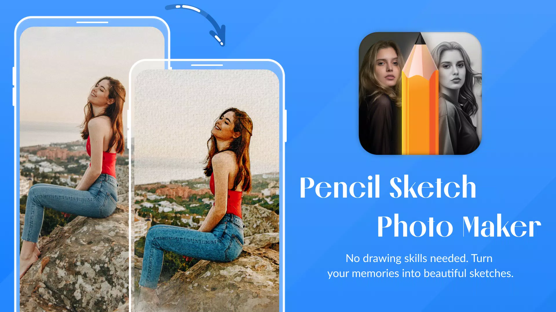 Pencil Sketch Photo Maker Captura de pantalla 3