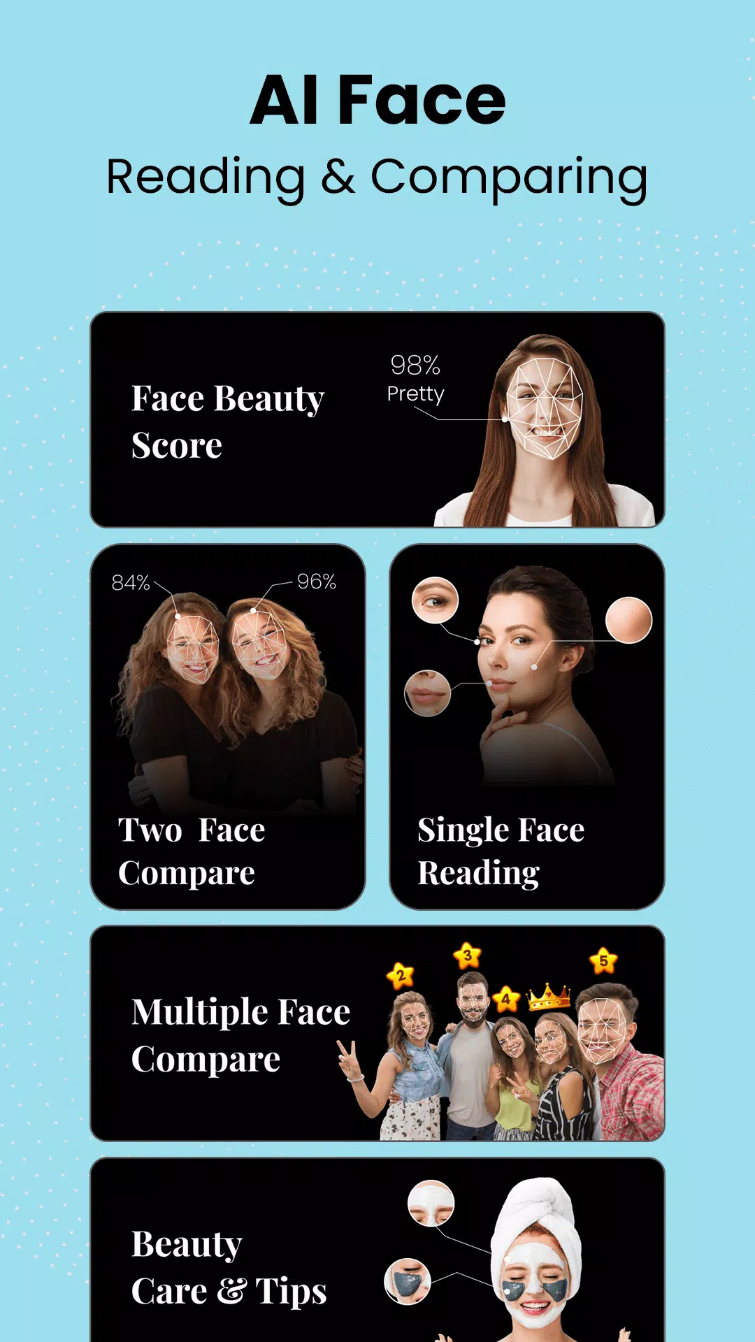 Face Beauty Score Calc & Tips 螢幕截圖 2