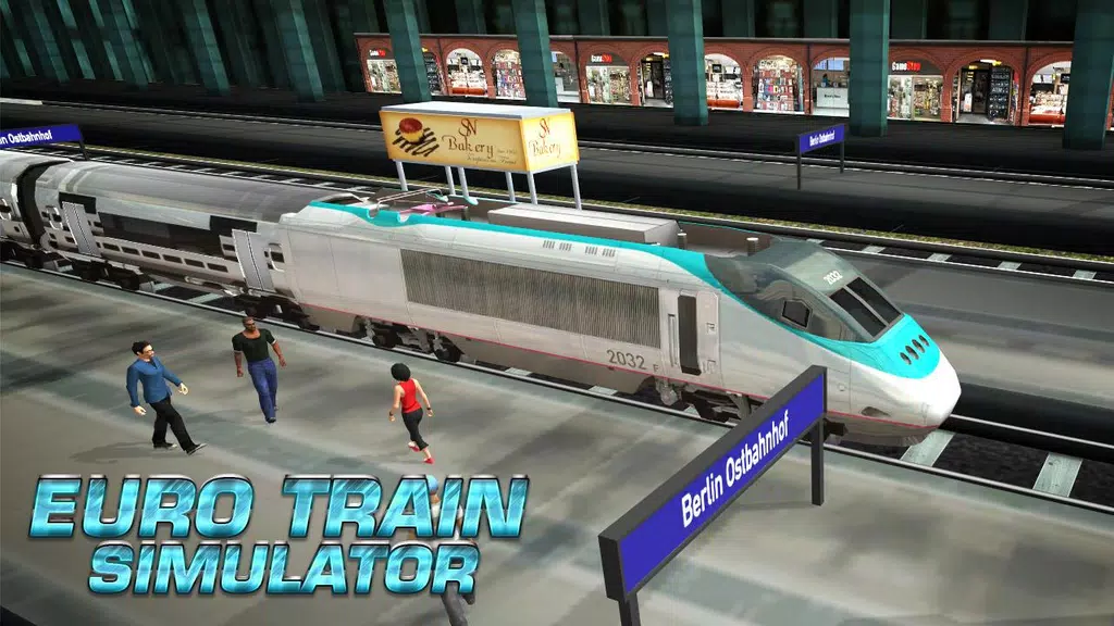 Euro Bullet Train Simulator 螢幕截圖 0