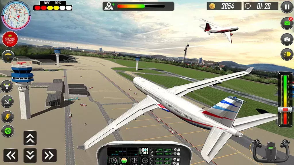 Real Plane Landing Simulator Ảnh chụp màn hình 2