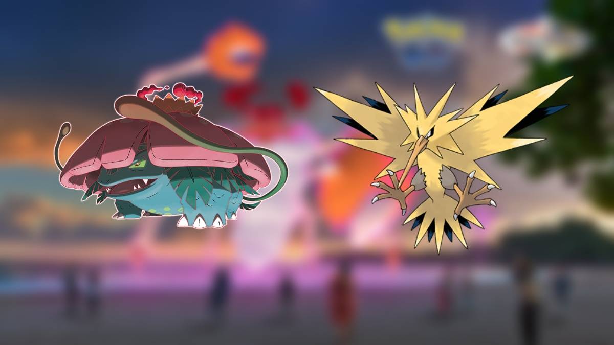 Venusaur & Zapdos, top counters for Gigantamax Kingler