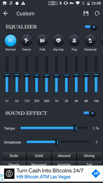 Equalizer Music Player Zrzut ekranu 1