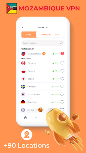 Mozambique VPN - Private Proxy Captura de pantalla 1