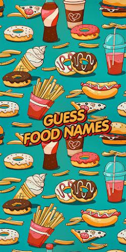 Guess food games স্ক্রিনশট 0